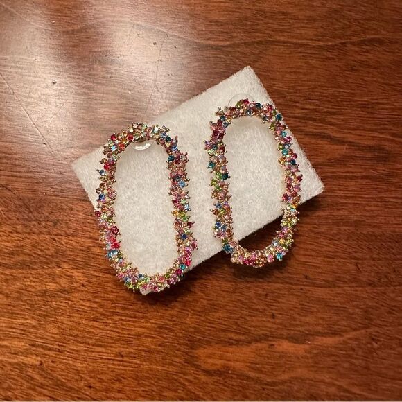 Multicolor Statement Earrings - Picture 5 of 6